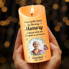 💝Personalized Memorial LED Candle - Custom Photo Gift