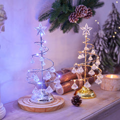 LED Star Light Crystal Diamond Christmas Tree Lamp